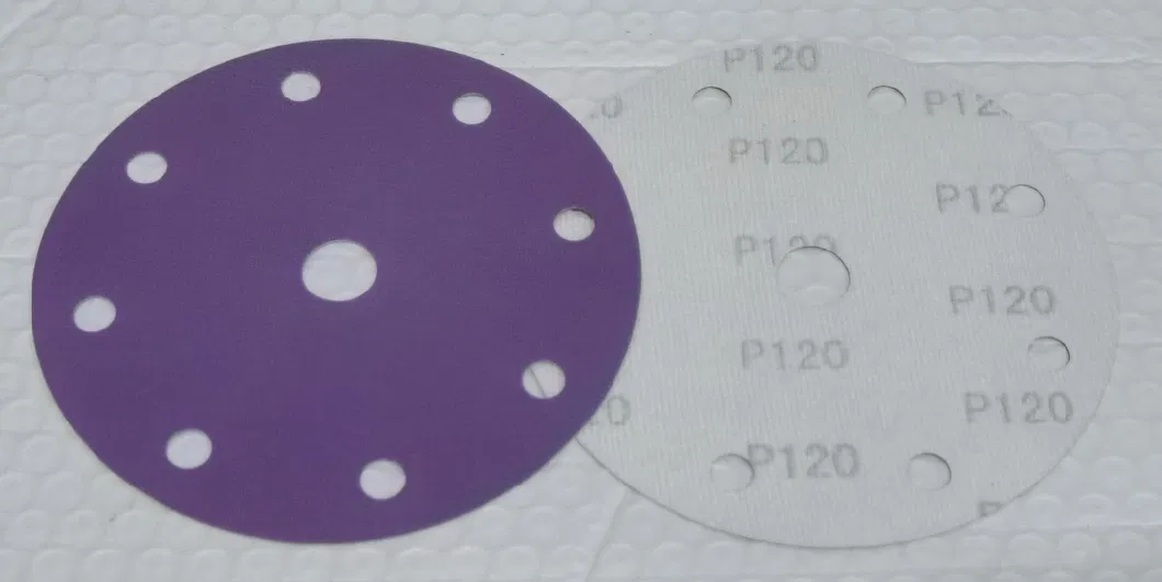 150mm Purple Ceramic Sanding Disc for Car Body- Automobile Refinishing