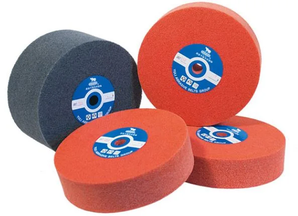 Non Woven Abrasive Wheel 8&quot;X2&quot; U0/4p Maroon Alox for Stainless Steel/Wood/Metal/Varnish