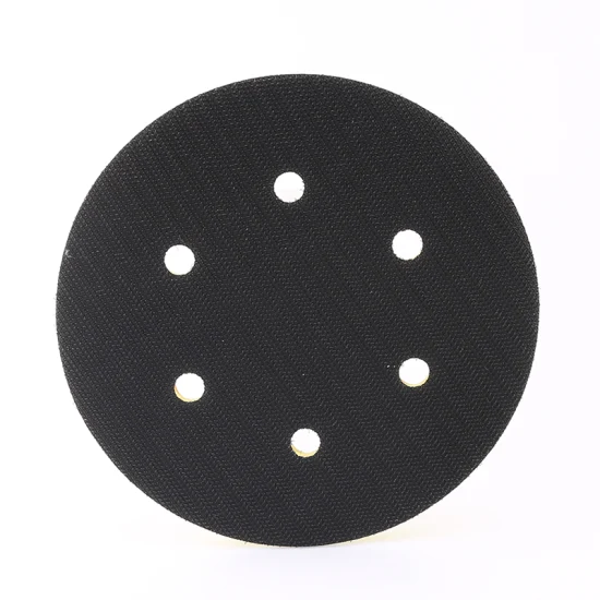 5inch 6inch 3mm 70 Holes 6 Inch 150mm OEM Sanding Disc Hook and Loop Sanding Disc Backing Pad Cushion Protection Interface Pad
