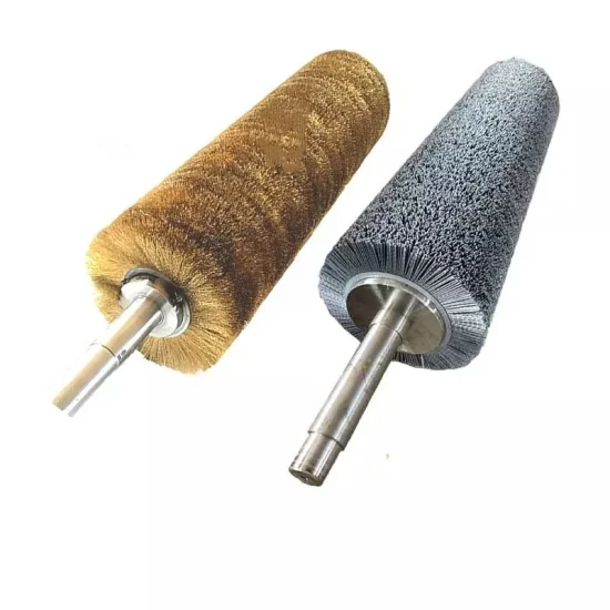 Spiral Brass Wire Polishing Cylinder Brush Roller