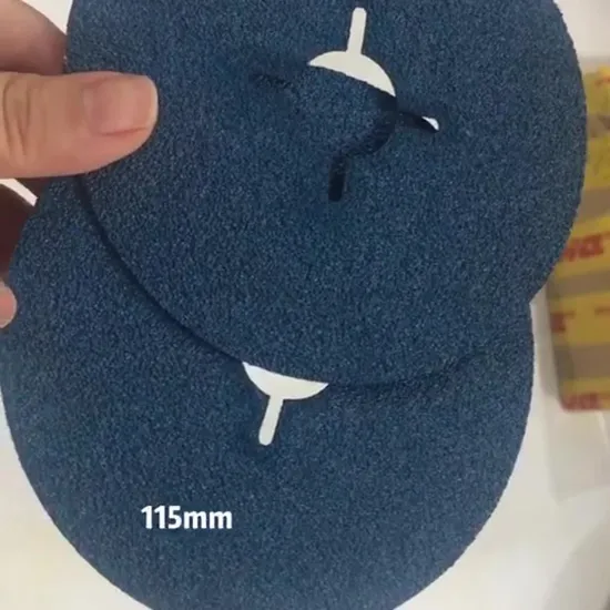 Grinding Sanding Fiber Disc with Ceramic Abrasive, Zirconia Fused Alumina, Aluminum Oxide 