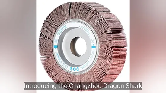 High Quality Mounted Flap Wheel Shaft Nonwoven Buffing Factory Direct Sales 