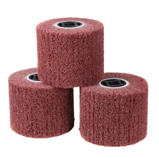 Non Woven Felt Buffing Wire Drawing Wheel 