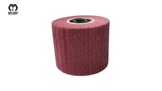 Msjbp Abrasive Polishing Brush China Wholesalers 19mm 50mm 76mm 25mm Inner Bore Non Woven Wire Abrasive Drawing Polishing Brush 