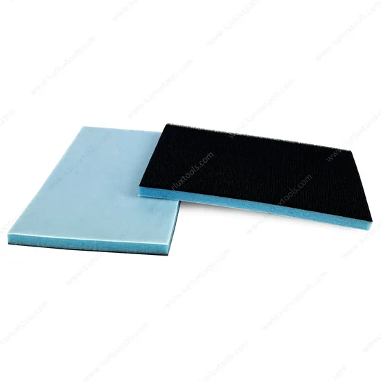 75X120mm Hook and Loop Cushion Sponge Super Micro Velcro Backing Pads Soft Interface Pad 