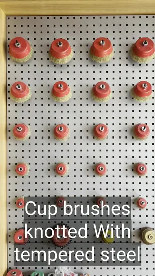 High Quality Twist Knot Cup Brush for Anger Grinders 