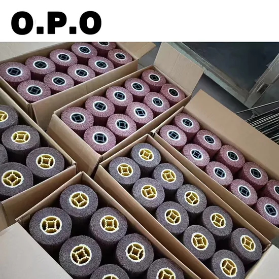 Non Woven Polishing Wheel Non Woven Flap Wheel with Abrasive Cloth for Polishing Stainless Steel 