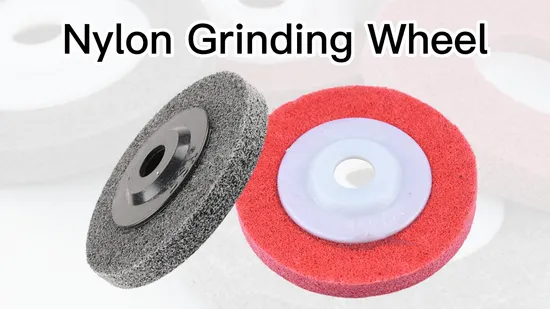 4 Inch 100mm Non Woven Nylon Fiber Grinding Wheel Bowl Polishing Sanding Abrasive Discs Back with Plastic 