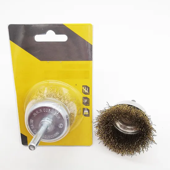 75mm Brass Rotary Wire Brush for Polishing and Cleaning 
