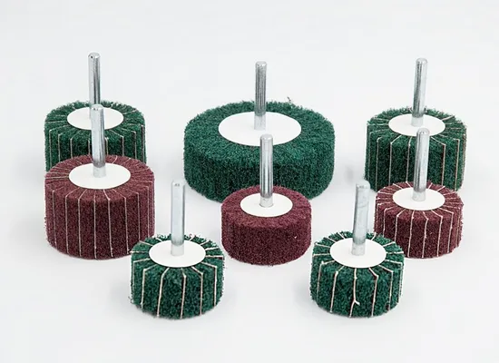 50*50*6mm Non Woven Grinding Wheel with 6 Shank for Fine Polishing 