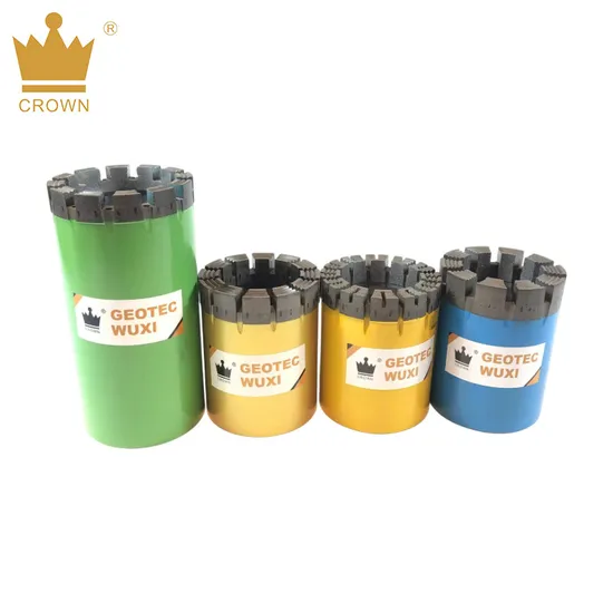 Geotec Wuxi Bq Nq Hq Pq Impregnated Natural Diamond Drill Bit